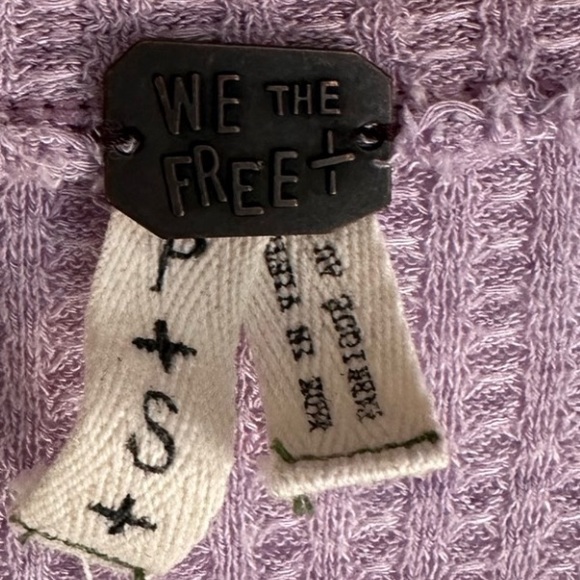 FREE PEOPLE WAFFLE KNIT TOP - Picture 5 of 6